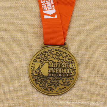 Medalha de Maratona de Metal de Esportes Personalizada de Alta Qualidade